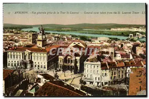 Cartes postales Avignon Vue Generale Prise de la Tour St Laurent