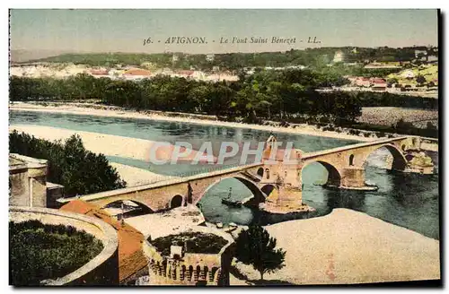 Cartes postales Avignon Le Pont Saint Benezet