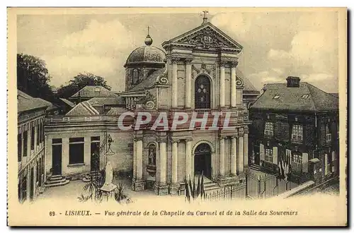 Ansichtskarte AK Lisieux Vue Generale de la Chapelle du Carmel et de la Salle des Souvenirs