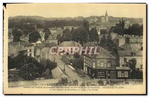 Cartes postales Lisieux Vue generale prise du point de vue