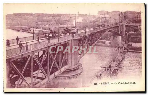 Cartes postales Brest Le Pont National