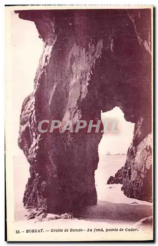 Cartes postales Morgat Grotte de Romeo Au Pointe de Gador