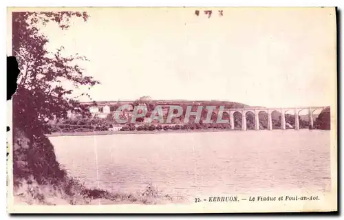 Cartes postales Kerhuon Le Viaduc et Pout an Aot