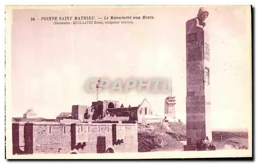 Ansichtskarte AK Pointe Saint Mathibu Le Monument aux Morts