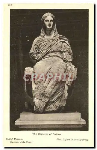Cartes postales The Demeter of Cnidos British Museum Grece