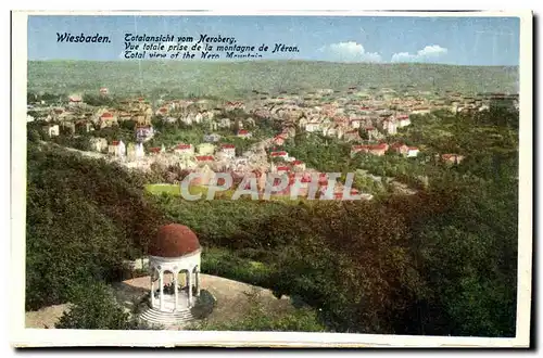 Cartes postales Wiesbaden Totalansicht Vom Neroberg