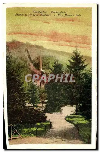 Cartes postales Wiesbaden Nerobergbahn Chemin de Fer de la Montagne