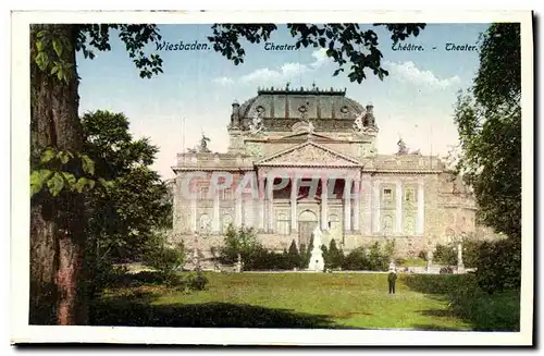 Cartes postales Wiesbaden Theater