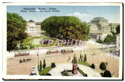 Cartes postales Wiesbaden Kurhaus Theater