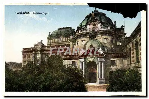Cartes postales Wiesbaden Theater