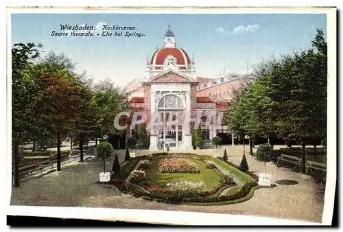 Cartes postales Wiesbaden Kochbrunnen