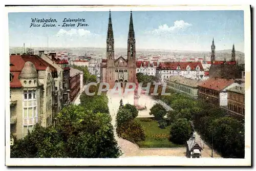 Cartes postales Wiesbaden Luisenplatz