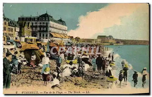 Cartes postales Wimereux Vue de la Plage