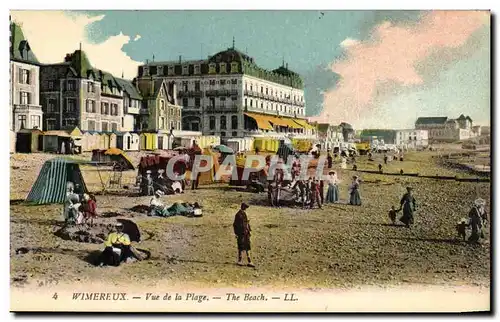 Cartes postales Wimereux Vue de la Plage