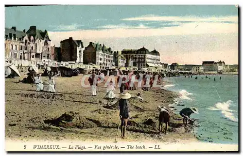 Cartes postales Wimereux Vue de la Plage