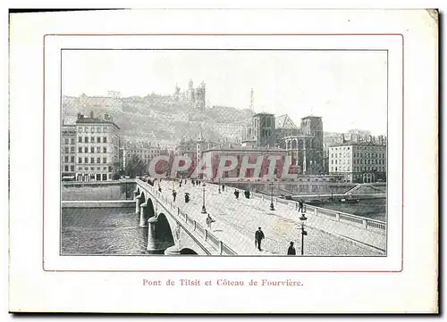 Ansichtskarte AK Lyon Pont de Tilsit et Coteau de Fourviere