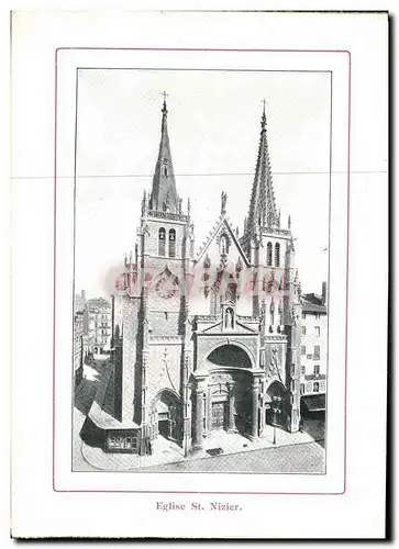 Cartes postales Lyon Eglise St Nizier