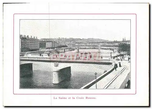 Cartes postales Lyon La Saone et la Croix Rousse