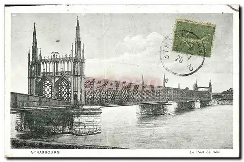 Cartes postales Strasbourg Le Pont de Kehl