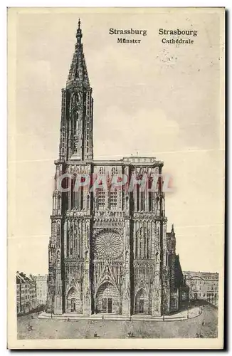 Cartes postales Strasbourg Cathedrale