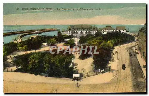 Cartes postales Boulogne sur Mer Le Casino Vue Generale