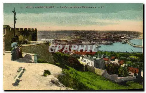 Cartes postales Boulogne sur Mer Le Calvaire Et Panorama