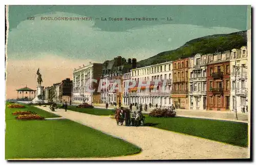 Ansichtskarte AK Boulogne sur Mer La Digue Sainte Beuve