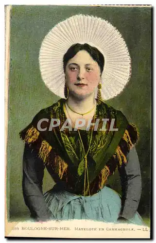 Cartes postales Boulogne sur Mer Matelote En Carmagnole Folklore Costume