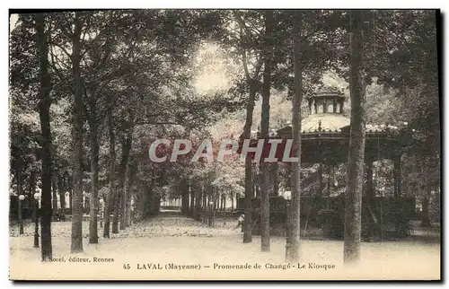 Cartes postales Laval Promenade de Change Le Kiosque
