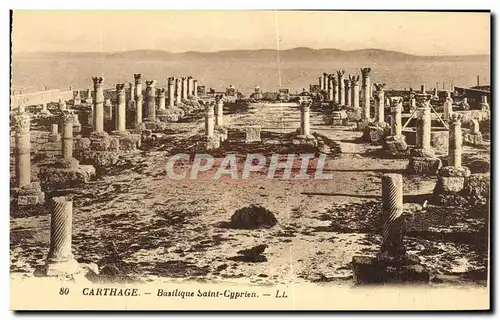 Cartes postales Carthage Basilique Saint Cyprien