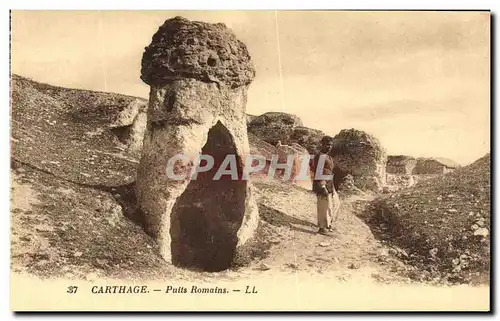 Cartes postales Carthage Puits Romains