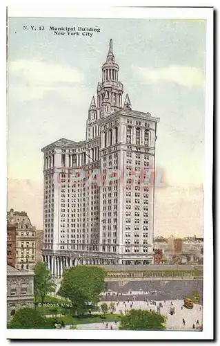 Cartes postales Municipal Building New York