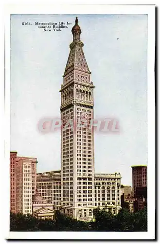 Cartes postales Metropolitan Life In Surance Building New York
