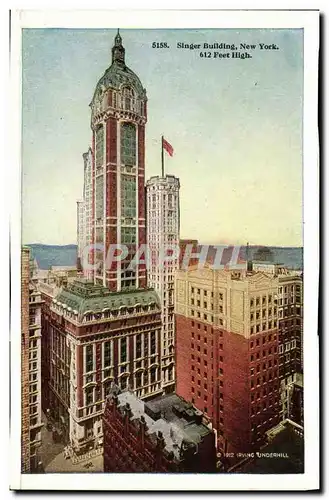 Cartes postales Stnger Building Feet High New York