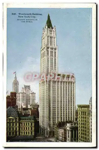 Cartes postales Woolworth Building New York