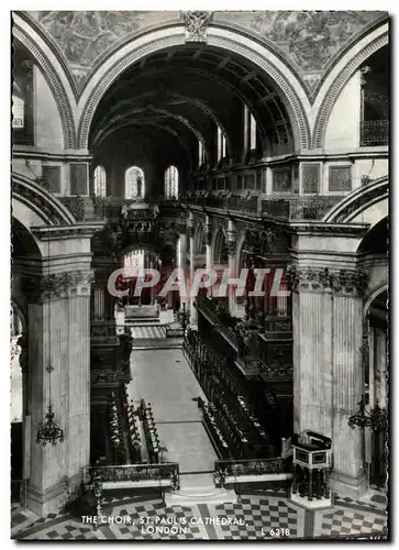 Cartes postales moderne the choir St Paul s cathedral London