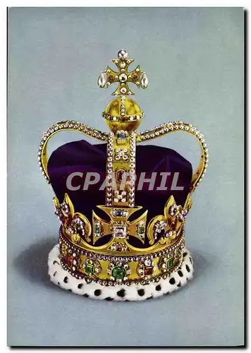 Cartes postales moderne St Edward s Crown Made for King Charles II London