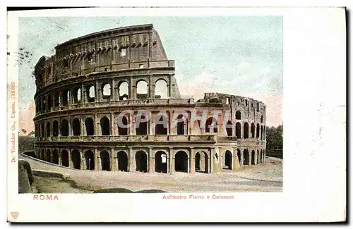 Ansichtskarte AK Anfiteatro Flavio Colosseo Roma