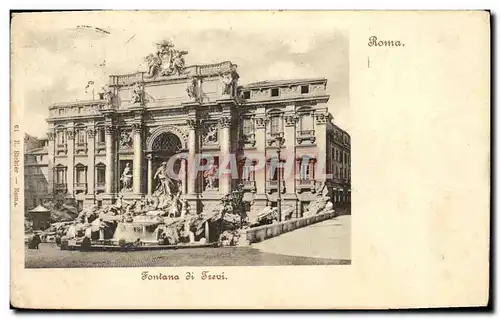 Cartes postales Roma Fontana di Trevi