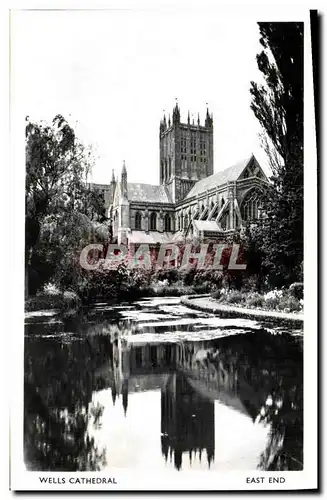 Ansichtskarte AK Wells Cathedral East End