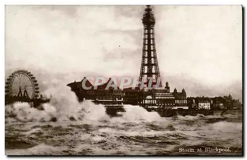 Cartes postales Storm at Blackpool