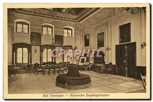 Cartes postales Bad Kissingen Bismarcks Empfangszimner