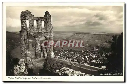 Ansichtskarte AK Ruine Grafinburg Ber Traben Trarbach