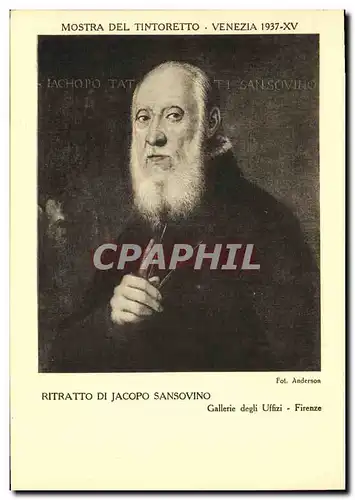 Ansichtskarte AK Mostra Del Tintoretto Venezia Ritratto Di Jacopo Sansovino