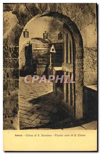 Cartes postales Assisi Chiesa Damiano Piccolo Coro di S Chiara