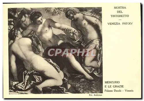 Cartes postales Mostra Del Tintoretto Venezia Mercurio Le Grazie