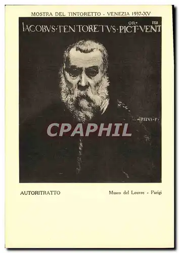 Ansichtskarte AK Mostra Del Tintoretto Venezia Autoritratto