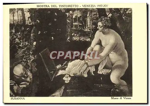 Ansichtskarte AK Mostra Del Tintoretto Venezia Susanna