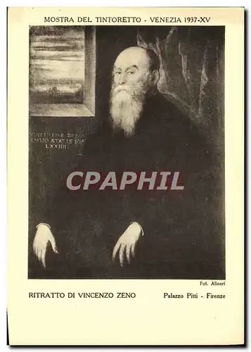 Ansichtskarte AK Mostra Del Tintoretto Venezia Ritratto Di Vincenzo Zeno