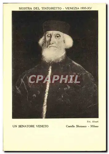 Ansichtskarte AK Mostra Del Tintoretto Venezia Un senatore Veneto